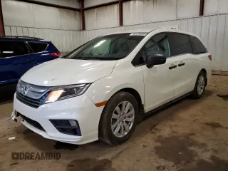 2018 Honda Odyssey LX with VIN 5FNRL6H26JB026483, listed as a Copart auction lot 43139325 with 45,364 mi miles and Clean Title. Bid and sale history available at carsss.com. Image 1.