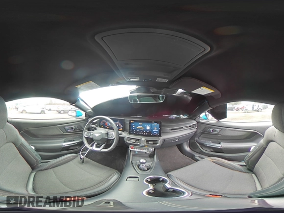 2024 Ford Mustang GT with VIN 1FA6P8CF7R5435012, listed as a Copart auction lot 49123195 with 3,207 mi miles and Salvage title. Bid and sale history available at DreamBid. Image 13.