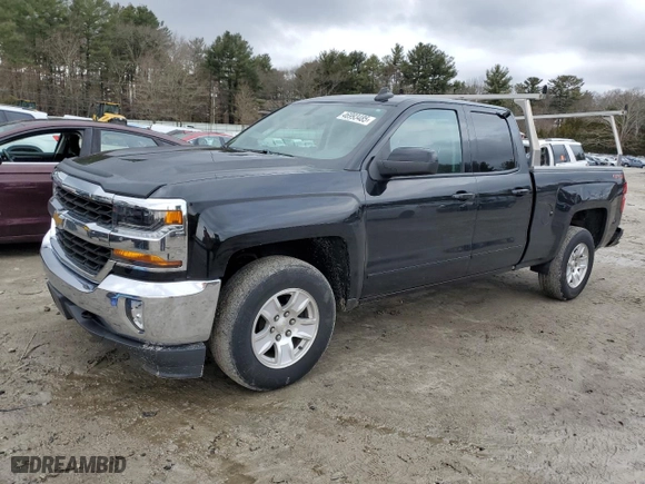 2018 Chevrolet Silverado 1500 LT with VIN 1GCVKRECXJZ242587, listed as a Copart auction lot 46993485 with 85,093 mi miles and Salvage Title. Bid and sale history available at carsss.com. Image 1.