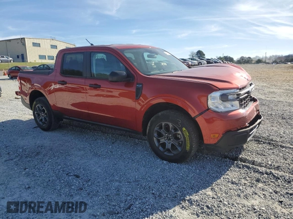 2023 Ford Maverick XL with VIN 3FTTW8E90PRA37805, listed as a Copart auction lot 49295315 with 19,388 mi miles and Salvage Title. Bid and sale history available at DreamBid. Image 4.