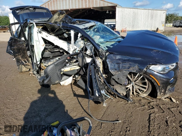 2020 BMW X5 M50i with VIN 5UXJU4C05LLE45415, listed as a Copart auction lot 80190304 with Not Provided miles and Salvage Title. Bid and sale history available at DreamBid. Image 4.