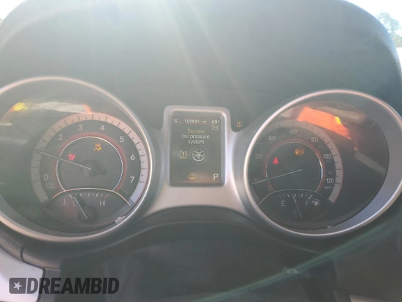 2019 Dodge Journey GT with VIN 3C4PDCEG7KT707337, listed as a Copart auction lot 81925894 with 160,994 mi miles and Salvage title. Bid and sale history available at DreamBid. Image 9.
