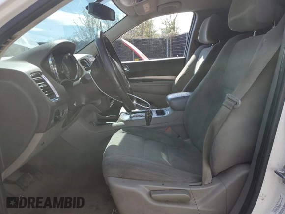 2012 Dodge Durango SXT with VIN 1C4RDJAG4CC111666, listed as a Copart auction lot 50459925 with 184,892 mi miles and Salvage title. Bid and sale history available at DreamBid. Image 7.