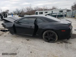 2013 Chevrolet Camaro LS with VIN 2G1FE1E37D9214458, listed as a Copart auction lot 87059004 with 107,914 mi miles and Salvage Title. Bid and sale history available at carsss.com. Image 2.