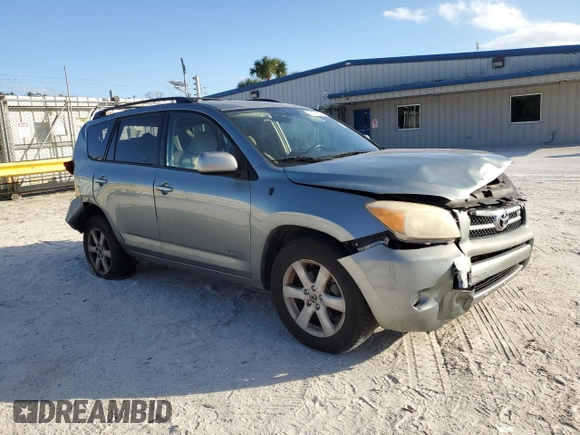 2007 Toyota RAV4 Limited with VIN JTMZK31VX76008451, listed as a Copart auction lot 81186624 with 0 mi miles and Salvage Title. Bid and sale history available at carsss.com. Image 4.