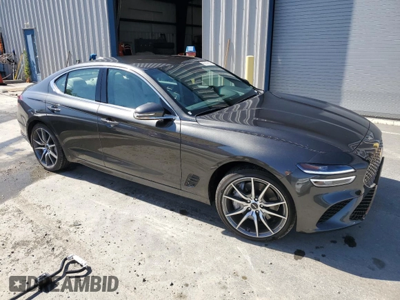 2025 Genesis G70 2.5T with VIN KMTG34SC4SU154731, listed as a Copart auction lot 58399565 with 11,260 mi miles and Clean title. Bid and sale history available at DreamBid. Image 4.