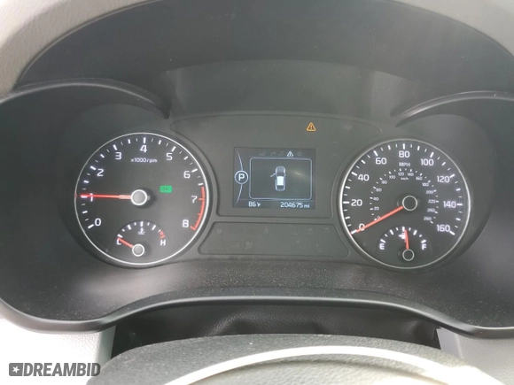 2016 Kia Optima EX with VIN 5XXGU4L36GG014428, listed as a Copart auction lot 53052535 with 204,675 mi miles and Salvage Title. Bid and sale history available at carsss.com. Image 9.