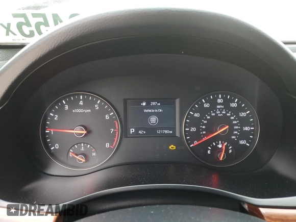 2017 Kia Cadenza Premium with VIN KNALC4J16H5057334, listed as a Copart auction lot 43072455 with 121,780 mi miles and Clean Title. Bid and sale history available at carsss.com. Image 9.