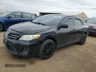 2013 Toyota Corolla L with VIN 5YFBU4EE2DP169263, listed as a Copart auction lot 52498005 with 151,719 mi miles and Salvage Title. Bid and sale history available at carsss.com. Image 1.