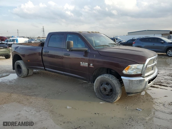 2014 Ram 3500 Tradesman with VIN 3C63RRGL1EG216344, listed as a Copart auction lot 44233705 with 106,311 mi miles and Salvage Title. Bid and sale history available at carsss.com. Image 4.