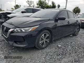 2021 Nissan Sentra SV with VIN 3N1AB8CV4MY229140, listed as a Copart auction lot 63328745 with 101,411 mi miles and Non repairable. Bid and sale history available at DreamBid. Image 1.