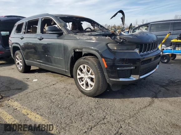2022 Jeep Grand Cherokee Limited с VIN 1C4RJKBG0N8604666, выставлен на аукционе Copart как лот 81702224 с пробегом Не указан миль и Списание • Salvage title. История ставок и продаж доступна на DreamBid. Изображение 4.