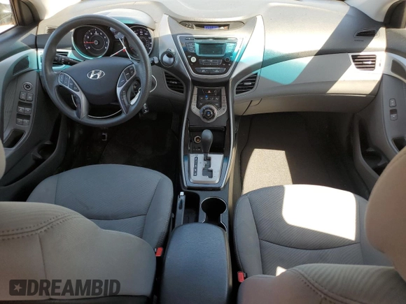 2013 Hyundai Elantra Limited with VIN 5NPDH4AE6DH225043, listed as a Copart auction lot 52006435 with 127,169 mi miles and Salvage Title. Bid and sale history available at DreamBid. Image 8.