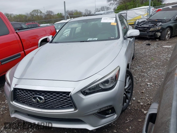 2018 Infiniti Q50 Luxe with VIN JN1EV7AP8JM361307, listed as a IAAI auction lot 41857098 with 98,243 mi miles and . Bid and sale history available at DreamBid. Image 17.