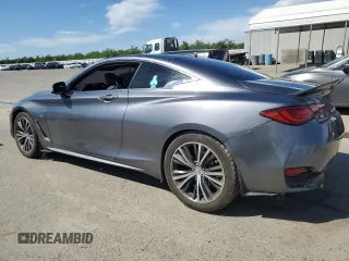 2018 Infiniti Q60 Luxe with VIN JN1EV7EL2JM390826, listed as a Copart auction lot 52806915 with 99,400 mi miles and Salvage title. Bid and sale history available at DreamBid. Image 2.