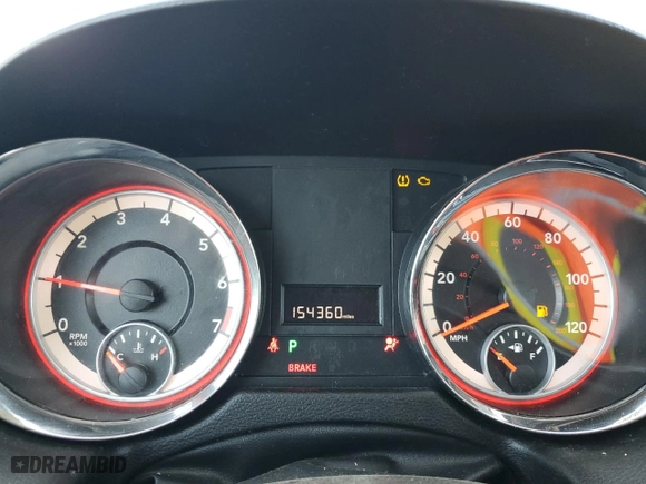 2012 Dodge Grand Caravan SXT with VIN 2C4RDGCG6CR309611, listed as a Copart auction lot 44964385 with 154,360 mi miles and Salvage Title. Bid and sale history available at carsss.com. Image 9.