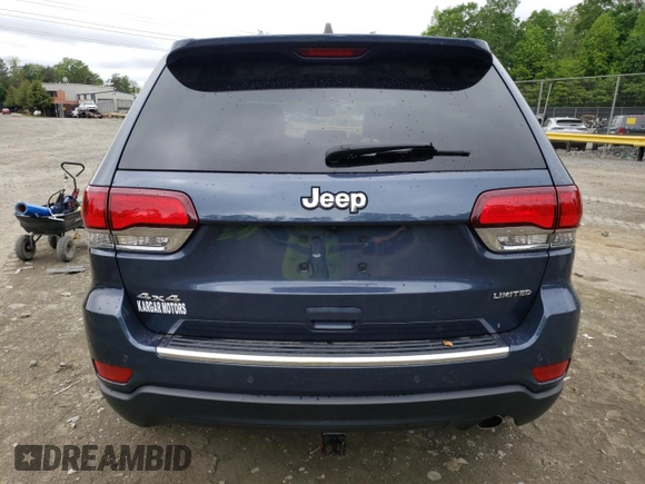 2020 Jeep Grand Cherokee Limited with VIN 1C4RJFBG1LC385427, listed as a Copart auction lot 56102715 with 123,392 mi miles and Salvage title. Bid and sale history available at DreamBid. Image 6.