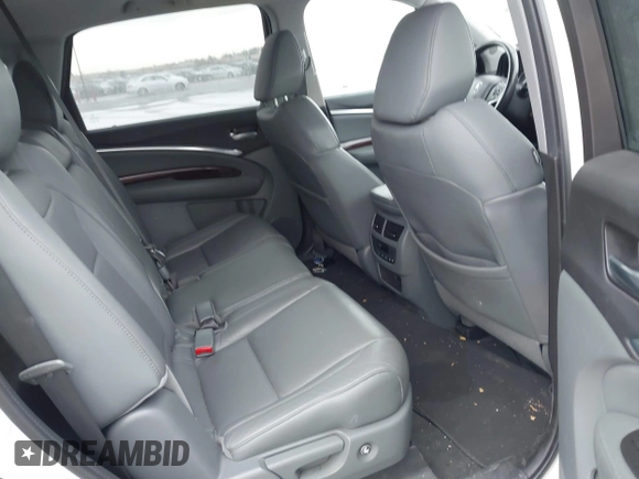 2014 Acura MDX Tech Pkg with VIN 5FRYD4H41EB011604, listed as a IAAI auction lot 41492753 with 123,229 mi miles. Bid and sale history available at carsss.com. Image 8.