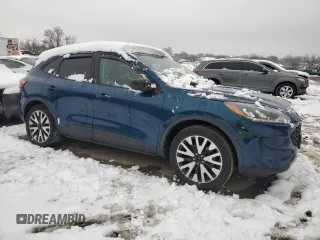 2020 Ford Escape SE Sport Hybrid with VIN 1FMCU9BZ7LUB77042, listed as a Copart auction lot 44685315 with 73,028 mi miles and Salvage Title. Bid and sale history available at DreamBid. Image 4.