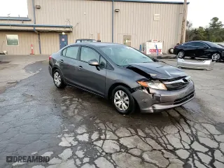 2012 Honda Civic Sdn LX with VIN 19XFB2F56CE099972, listed as a Copart auction lot 43468485 with 81,731 mi miles and Salvage Title. Bid and sale history available at carsss.com. Image 13.