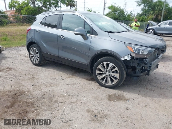 2019 Buick Encore Preferred with VIN KL4CJASB0KB858150, listed as a IAAI auction lot 42054631 with 43,624 mi miles. Bid and sale history available at carsss.com. Image 1.
