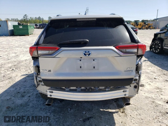 2022 Toyota RAV4 Hybrid XLE z VIN 4T3RWRFV0NU080741, wystawiony jako Copart lot #51839295 z przebiegiem 46 207 mil mil oraz Szkoda całkowita • Salvage title. Historia ofert i sprzedaży dostępna na DreamBid. Obrazek 6.