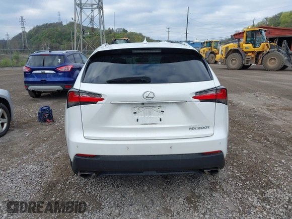 2016 Lexus NX 200t with VIN JTJBARBZ4G2082283, listed as a IAAI auction lot 42033030 with 99,575 mi miles. Bid and sale history available at carsss.com. Image 17.