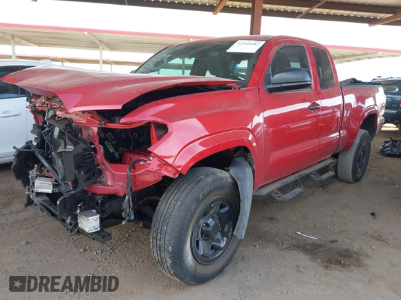 2022 Toyota Tacoma SR with VIN 3TYRX5GN0NT063643, listed as a IAAI auction lot 42368482 with 23,784 mi miles and . Bid and sale history available at DreamBid. Image 18.