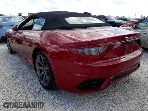2018 Maserati GranTurismo Sport z VIN ZAM45VMAXJ0273429, wystawiony jako Copart lot #62010052 z przebiegiem 9 980 mil mil oraz . Historia ofert i sprzedaży dostępna na DreamBid. Obrazek 3.