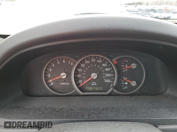 2005 Kia Sedona LX with VIN KNDUP131656722701, listed as a Copart auction lot 41604655 with 160,793 mi miles and Salvage Title. Bid and sale history available at carsss.com. Image 9.