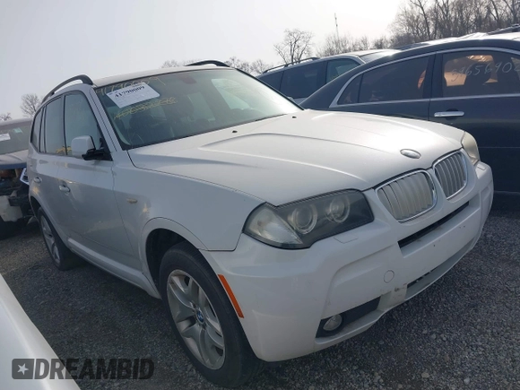 2007 BMW X3 3.0si with VIN WBXPC93437WF09134, listed as a IAAI auction lot 41790009 with 222,050 mi miles and . Bid and sale history available at DreamBid. Image 1.