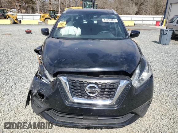 2020 Nissan Kicks SV with VIN 3N1CP5CV0LL529455, listed as a Copart auction lot 47615065 with 88,605 mi miles and Salvage Title. Bid and sale history available at DreamBid. Image 5.