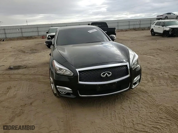 2015 Infiniti Q70L with VIN JN1BY1PP0FM600547, listed as a Copart auction lot 81552874 with 51,115 mi miles and Salvage Title. Bid and sale history available at carsss.com. Image 10.