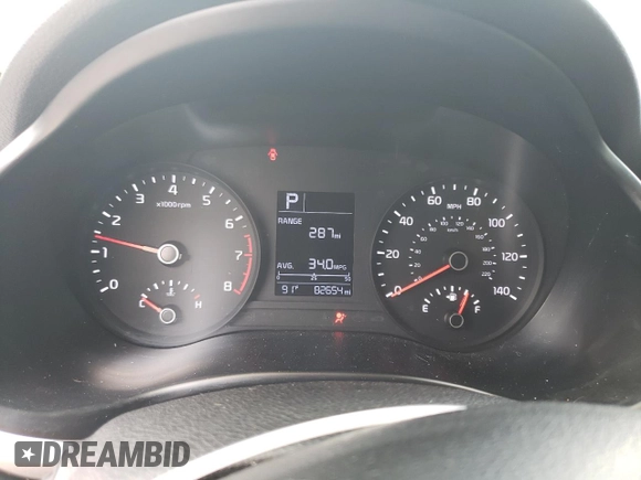 2019 Kia Rio S with VIN 3KPA24AB5KE232352, listed as a Copart auction lot 64700094 with 82,654 mi miles and Salvage Title. Bid and sale history available at carsss.com. Image 9.