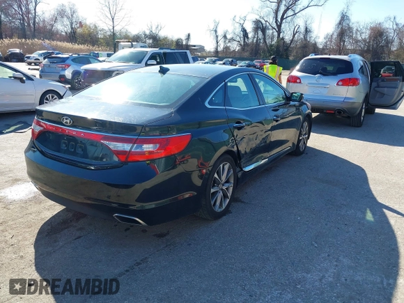 2016 Hyundai Azera with VIN KMHFG4JG1GA559713, listed as a IAAI auction lot 41898503 with 84,422 mi miles and . Bid and sale history available at DreamBid. Image 4.