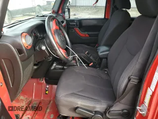 2014 Jeep Wrangler Unlimited Sport with VIN 1C4HJWDG6EL280653, listed as a Copart auction lot 48851205 with 125,211 mi miles and Salvage Title. Bid and sale history available at DreamBid. Image 7.