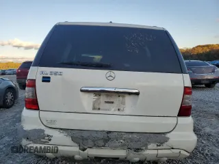 2005 Mercedes-Benz M-Class 3.7L with VIN 4JGAB57E35A524348, listed as a Copart auction lot 79720144 with 220,596 mi miles and Non Repairable. Bid and sale history available at carsss.com. Image 6.