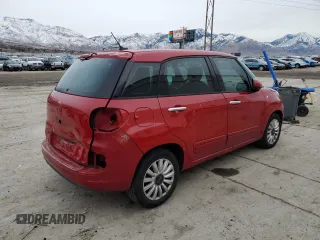 2014 FIAT 500L Easy with VIN ZFBCFABH3EZ019426, listed as a Copart auction lot 86771374 with 97,550 mi miles and Salvage Title. Bid and sale history available at carsss.com. Image 3.