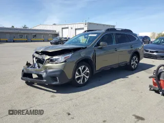 2022 Subaru Outback Limited XT with VIN 4S4BTGND9N3250147, listed as a Copart auction lot 56935445 with 25,191 mi miles and Salvage title. Bid and sale history available at DreamBid. Image 1.