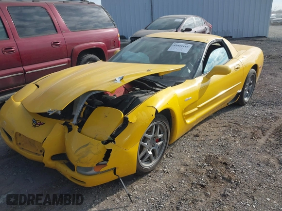 2004 Chevrolet Corvette Z06 with VIN 1G1YY12S845130805, listed as a IAAI auction lot 41411116 with 192,308 mi miles. Bid and sale history available at carsss.com. Image 18.