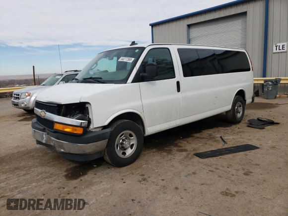 2018 Chevrolet Express Passenger LT с VIN 1GAZGPFG0J1280071, выставлен на аукционе Copart как лот 44277365 с пробегом 141 364 миль миль и Списание • Salvage title. История ставок и продаж доступна на DreamBid. Изображение 1.