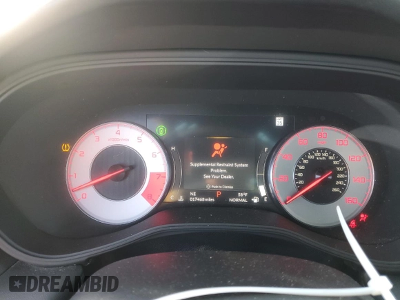 2021 Acura TLX w/A-Spec Package with VIN 19UUB5F59MA008532, listed as a Copart auction lot 46647805 with 17,468 mi miles and Salvage Title. Bid and sale history available at carsss.com. Image 9.