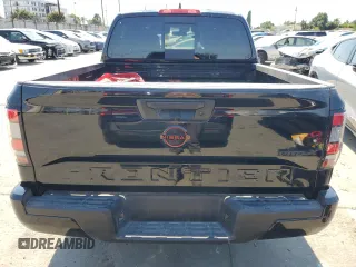 2024 Nissan Frontier SV with VIN 1N6ED1EJ4RN650125, listed as a Copart auction lot 65369825 with 14,282 mi miles and Salvage title. Bid and sale history available at DreamBid. Image 6.