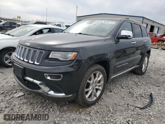2014 Jeep Grand Cherokee Summit with VIN 1C4RJFJG1EC323658, listed as a Copart auction lot 50740115 with 253,656 mi miles and Salvage title. Bid and sale history available at DreamBid. Image 1.