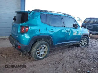 2020 Jeep Renegade Latitude with VIN ZACNJBBB0LPL48907, listed as a Copart auction lot 45956185 with 152,712 mi miles and Salvage Title. Bid and sale history available at carsss.com. Image 3.
