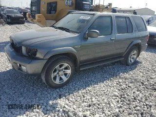 2004 Nissan Pathfinder SE with VIN JN8DR09YX4W919219, listed as a Copart auction lot 41991655 with 124,694 mi miles and Salvage title. Bid and sale history available at DreamBid. Image 1.