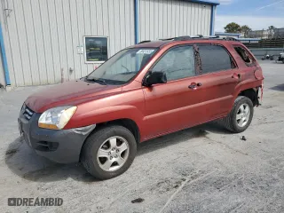 2008 Kia Sportage LX with VIN KNDJF724987518848, listed as a Copart auction lot 50431555 with 82,100 mi miles and Salvage Title. Bid and sale history available at carsss.com. Image 1.