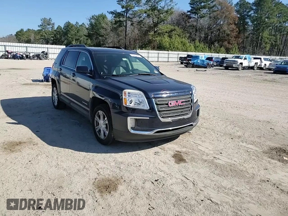 2017 GMC Terrain SLE with VIN 2GKFLTE3XH6226902, listed as a Copart auction lot 43703225 with 47,096 mi miles and Salvage Title. Bid and sale history available at carsss.com. Image 11.