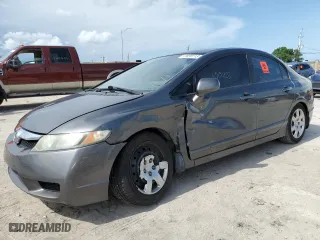 2010 Honda Civic Sdn LX with VIN 2HGFA1F53AH571030, listed as a Copart auction lot 57039113 with 100,223 mi miles and Salvage Title. Bid and sale history available at carsss.com. Image 1.