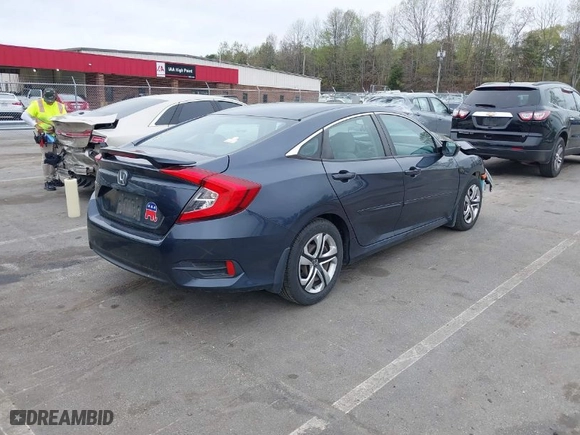 2018 Honda Civic Sedan LX with VIN 19XFC2F59JE000247, listed as a IAAI auction lot 41938276 with 170,268 mi miles. Bid and sale history available at carsss.com. Image 4.